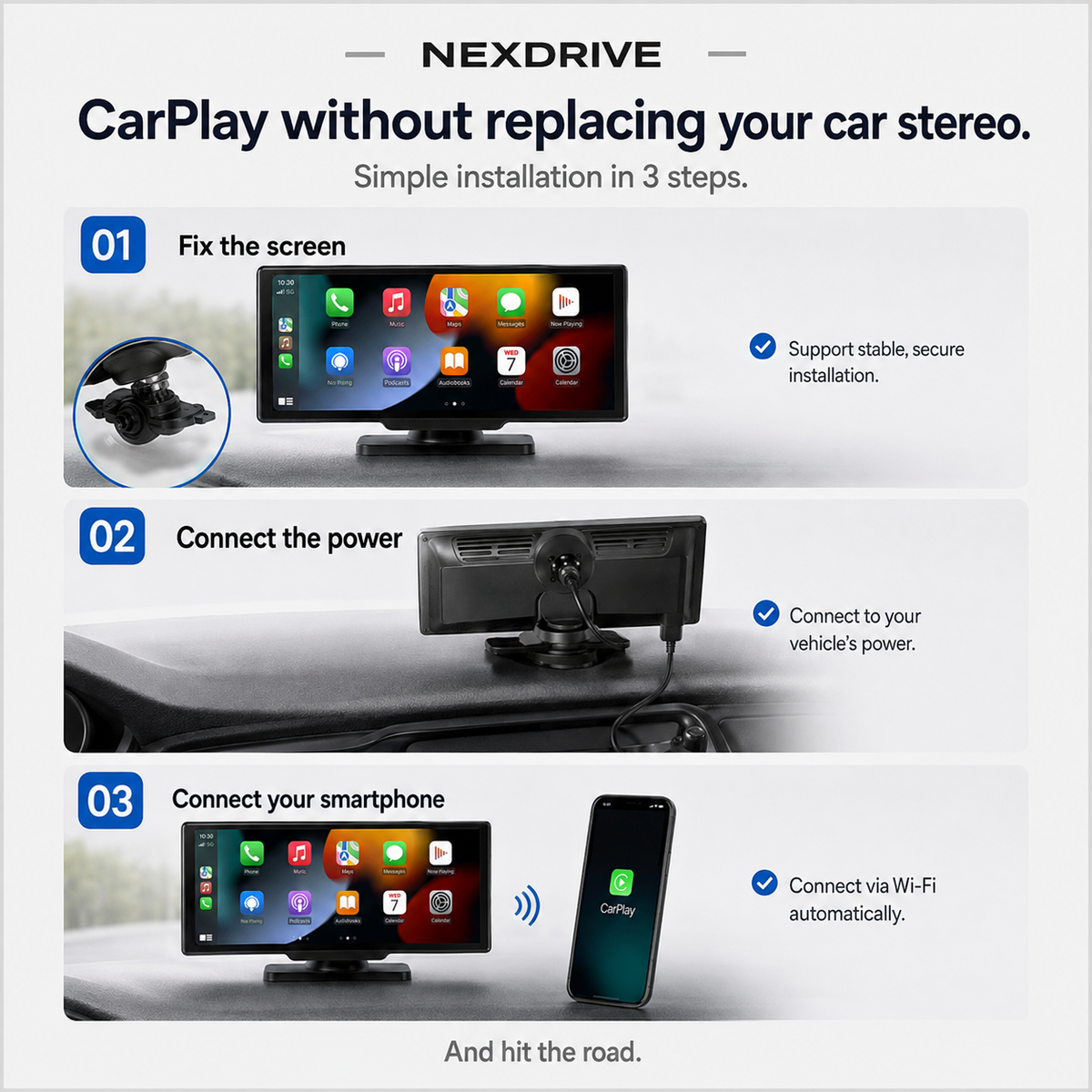 NEXDRIVE CarPlay Vision™ (2026  Model)