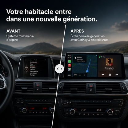 10.25" Wireless CarPlay Screen for BMW 1 2 3 4 Series | Apple CarPlay & Android Auto | NEXDRIVE