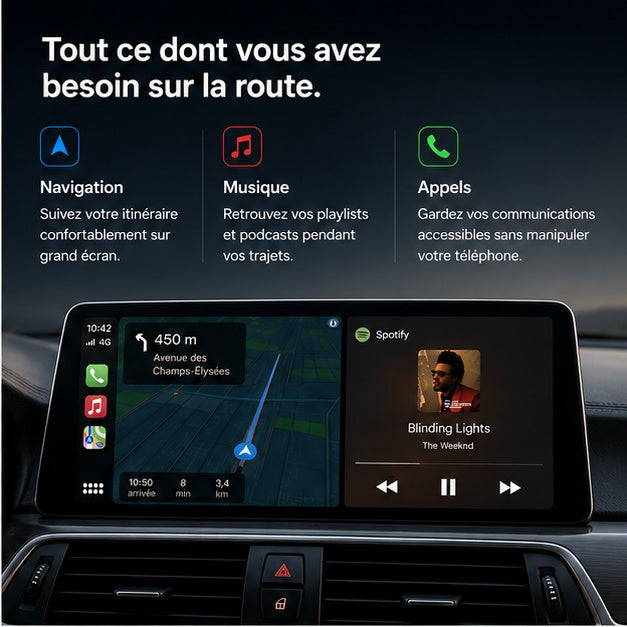 10.25" Wireless CarPlay Screen for BMW 1 2 3 4 Series | Apple CarPlay & Android Auto | NEXDRIVE