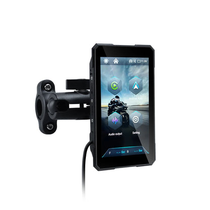 5" Motorcycle GPS Screen – Apple CarPlay & Android Auto | IPX7 Waterproof | Detachable Anti-Theft