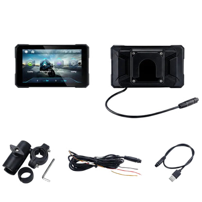 5" Motorcycle GPS Screen – Apple CarPlay & Android Auto | IPX7 Waterproof | Detachable Anti-Theft